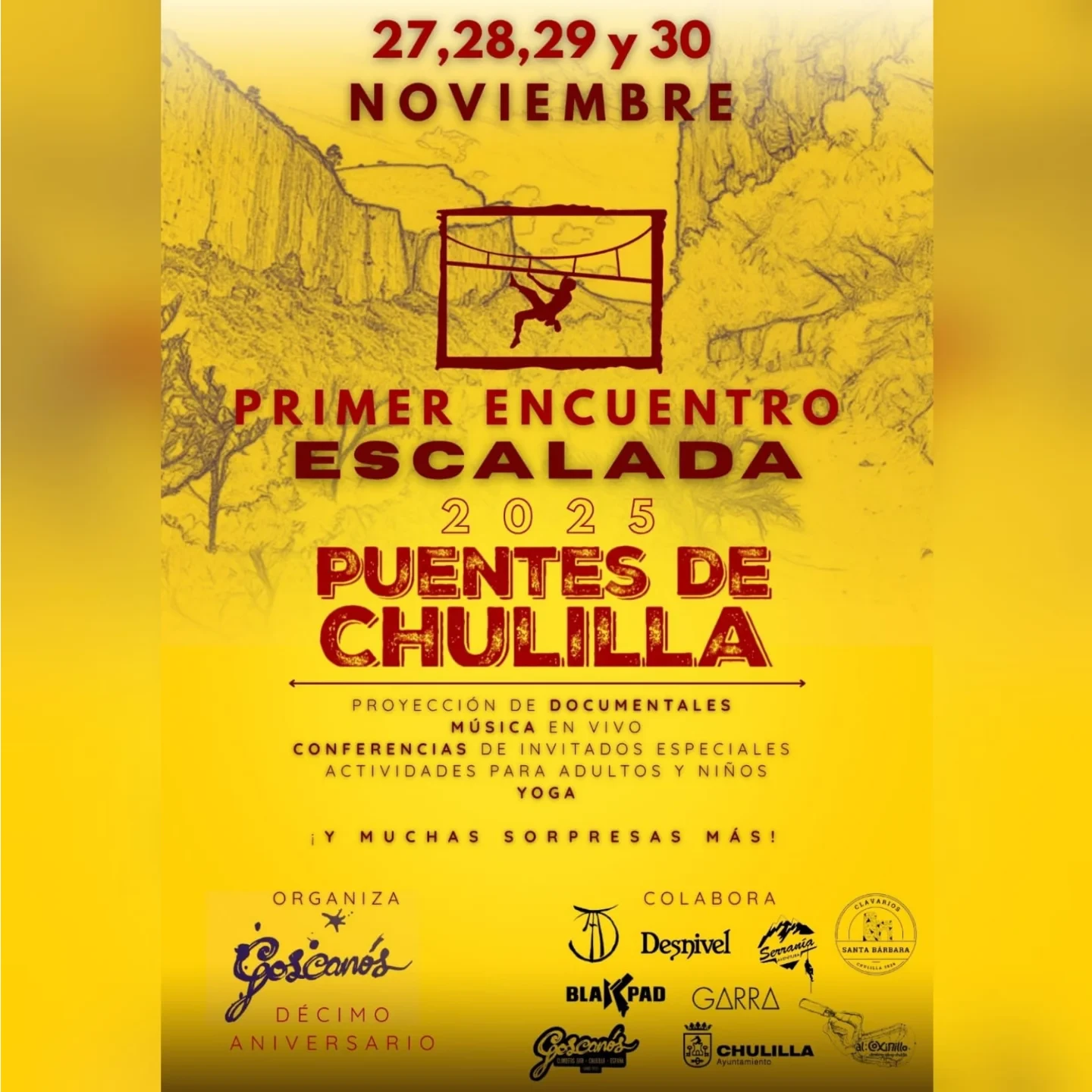 Cartel oficial — Puentes de Chulilla 2025